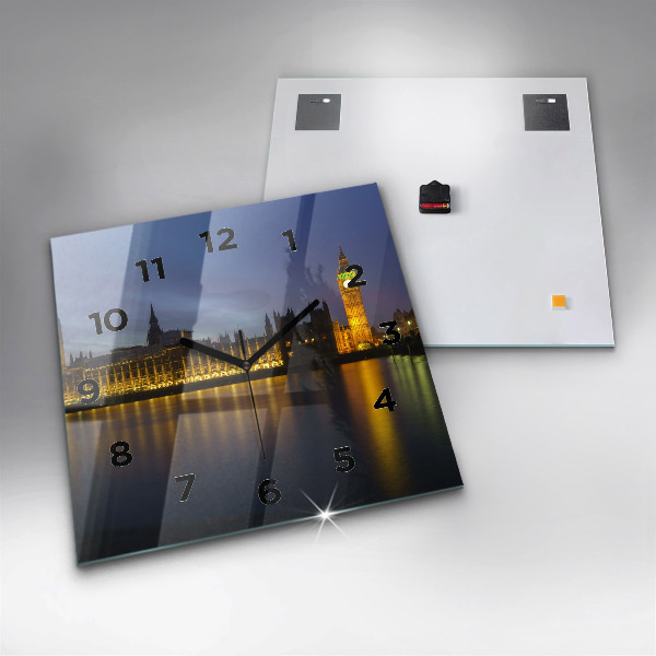 Zegar ścienny kwadratowy Pałac Winchester Londyn