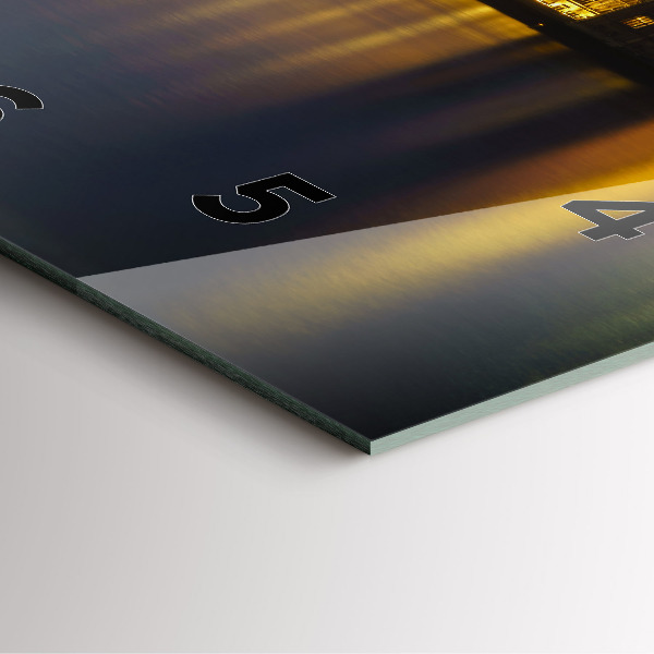 Zegar ścienny kwadratowy Pałac Winchester Londyn