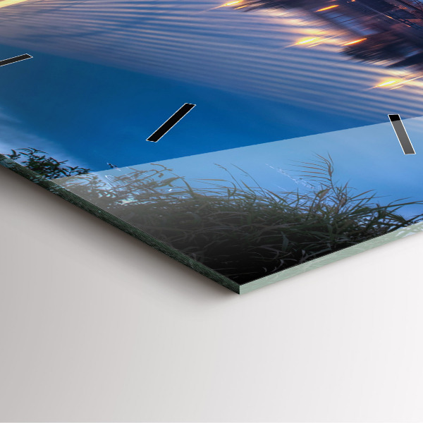 Kwadratowy zegar Most Rędziński Wrocław