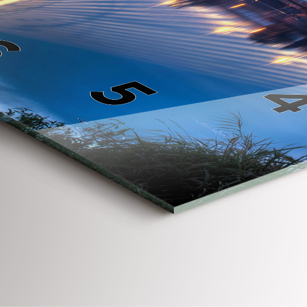 Kwadratowy zegar Most Rędziński Wrocław