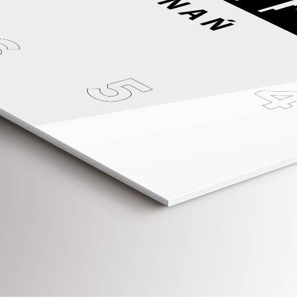 Zegar na ścianę kwadratowy Poznań panorama grafika