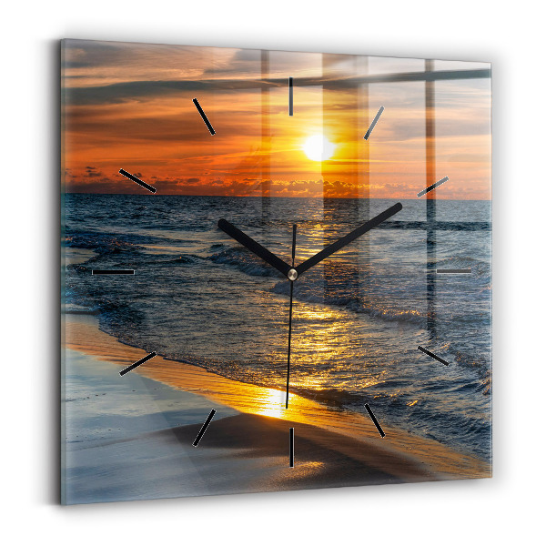 Zegar na ścianę kwadratowy Władysławowo Morze Bałtyckie