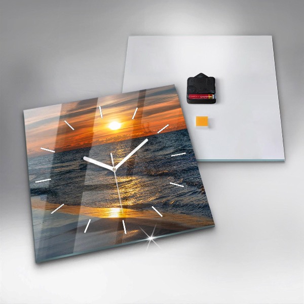 Zegar na ścianę kwadratowy Władysławowo Morze Bałtyckie