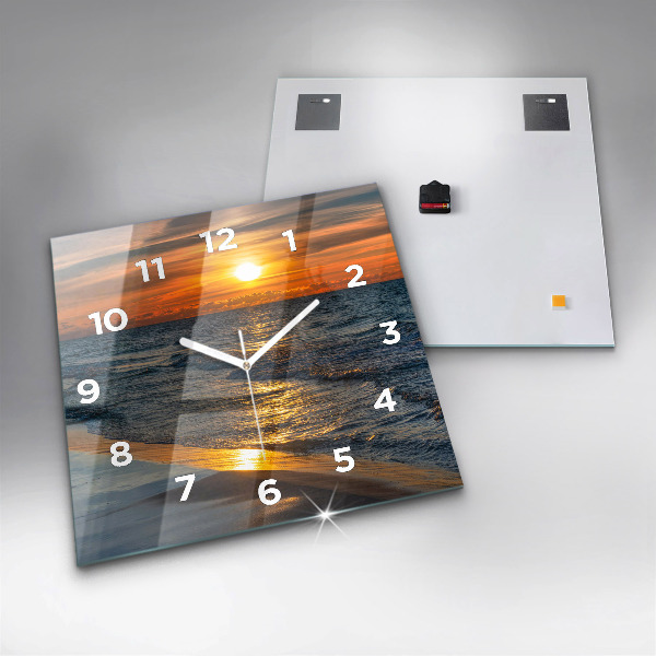 Zegar na ścianę kwadratowy Władysławowo Morze Bałtyckie