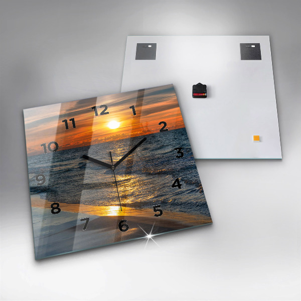Zegar na ścianę kwadratowy Władysławowo Morze Bałtyckie