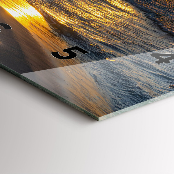 Zegar na ścianę kwadratowy Władysławowo Morze Bałtyckie