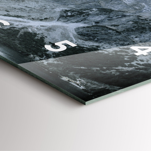 Zegar ścienny kwadratowy Morskie Oko w Tatrach