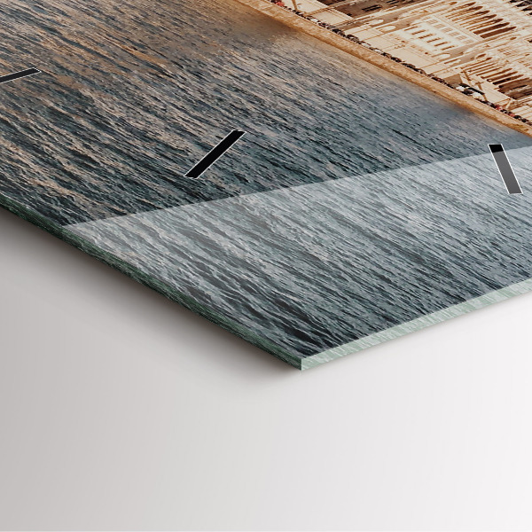 Zegar ścienny kwadratowy Parlament w Budapeszcie