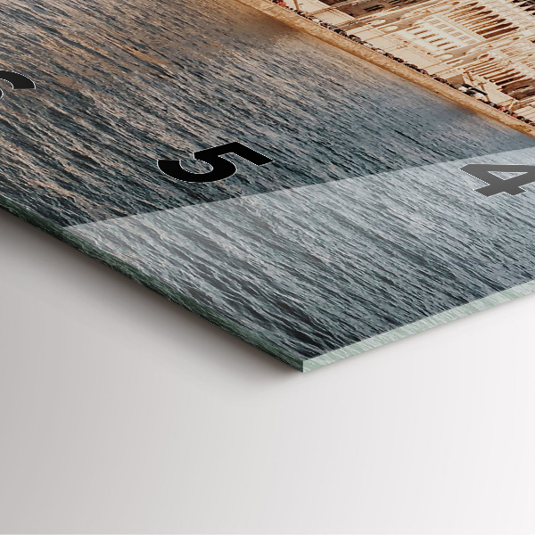 Zegar ścienny kwadratowy Parlament w Budapeszcie