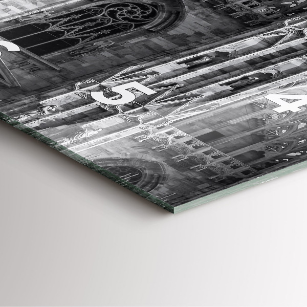 Zegar ścienny kwadratowy Katedra Duomo Di Milano