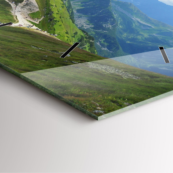 Zegar ścienny kwadratowy Kasprowy Wierch Zakopane