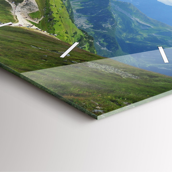 Zegar ścienny kwadratowy Kasprowy Wierch Zakopane