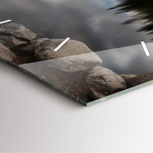 Zegar ścienny kwadratowy Tatry Wysokie na Słowacji