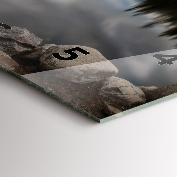 Zegar ścienny kwadratowy Tatry Wysokie na Słowacji