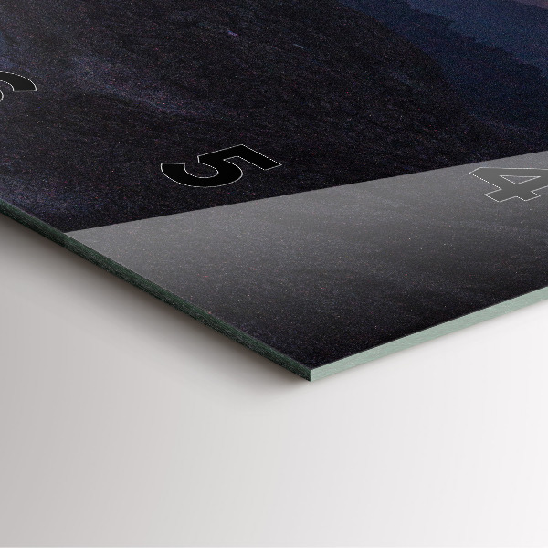 Zegar ścienny kwadratowy Góry o zachodzie słońca