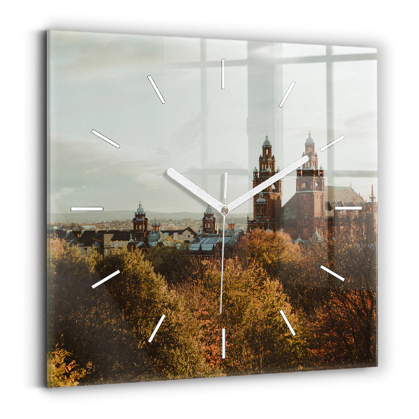 Zegar ścienny kwadratowy Galeria sztuki w Glasgow