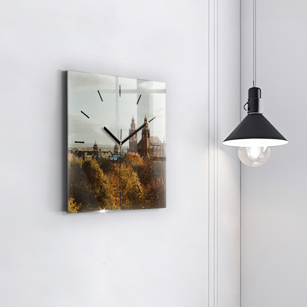 Zegar ścienny kwadratowy Galeria sztuki w Glasgow