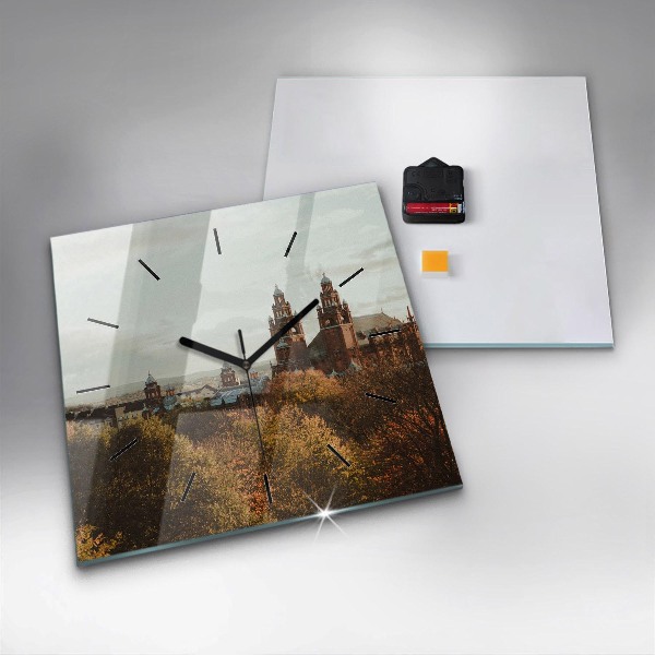 Zegar ścienny kwadratowy Galeria sztuki w Glasgow