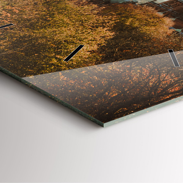 Zegar ścienny kwadratowy Galeria sztuki w Glasgow