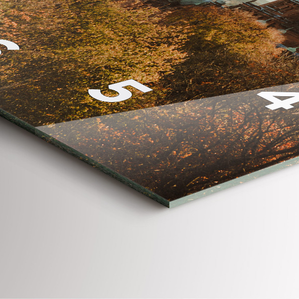 Zegar ścienny kwadratowy Galeria sztuki w Glasgow