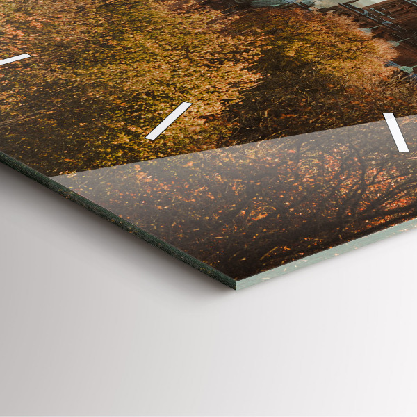 Zegar ścienny kwadratowy Galeria sztuki w Glasgow