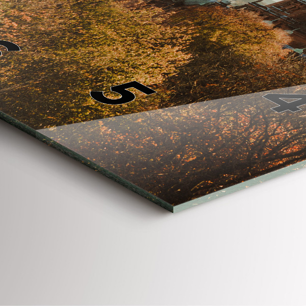 Zegar ścienny kwadratowy Galeria sztuki w Glasgow