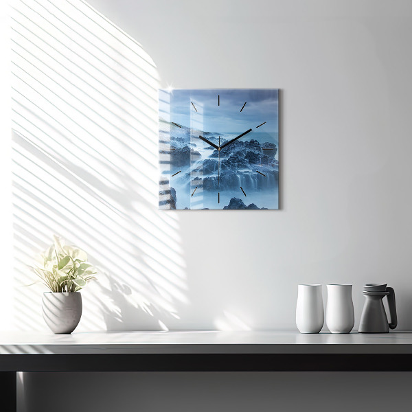 Zegar ścienny kwadratowy Latarnia Morska