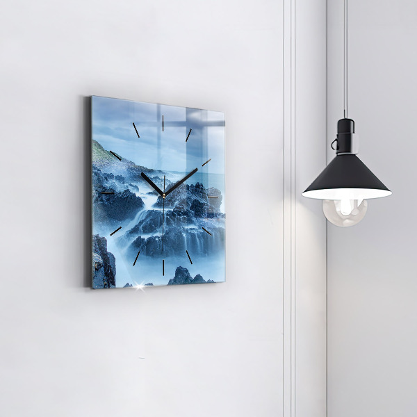 Zegar ścienny kwadratowy Latarnia Morska