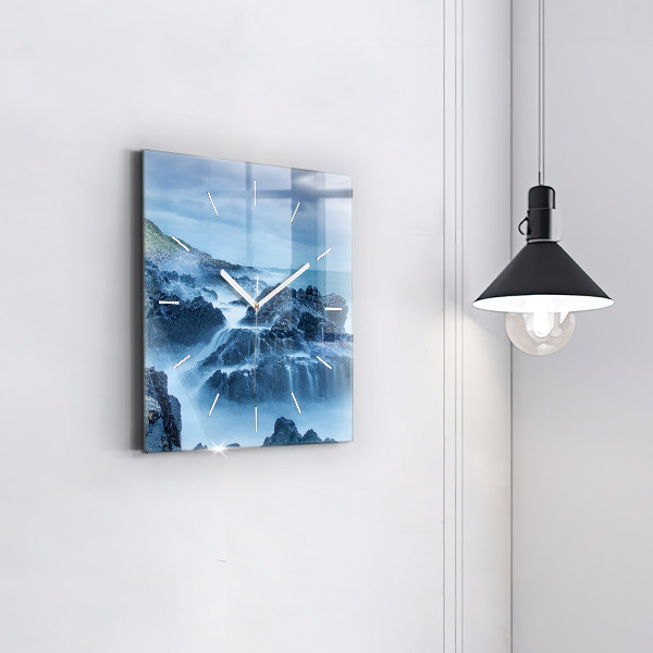 Zegar ścienny kwadratowy Latarnia Morska