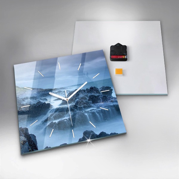 Zegar ścienny kwadratowy Latarnia Morska