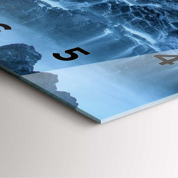 Zegar ścienny kwadratowy Latarnia Morska