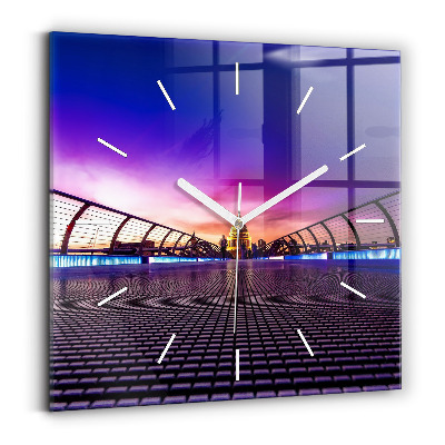 Zegar ścienny kwadratowy Katedra Św. Pawła