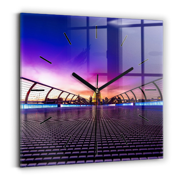 Zegar ścienny kwadratowy Katedra Św. Pawła