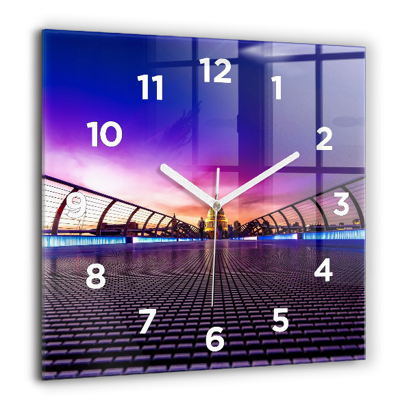 Zegar ścienny kwadratowy Katedra Św. Pawła