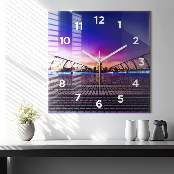 Zegar ścienny kwadratowy Katedra Św. Pawła