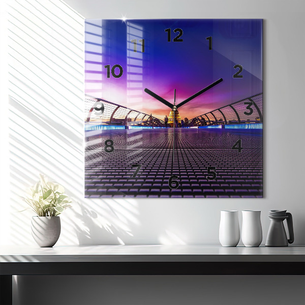 Zegar ścienny kwadratowy Katedra Św. Pawła