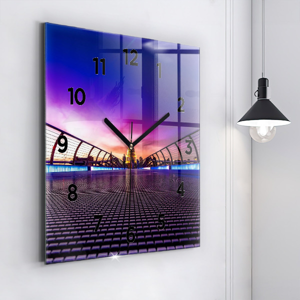 Zegar ścienny kwadratowy Katedra Św. Pawła