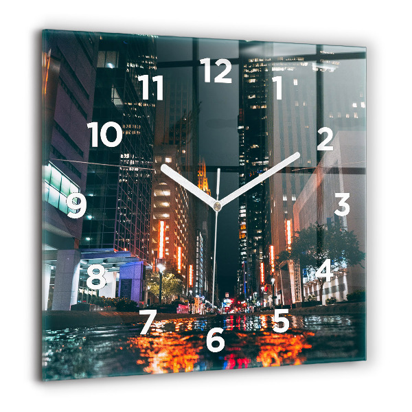 Zegar ścienny kwadratowy Hotel Hilton w Houston