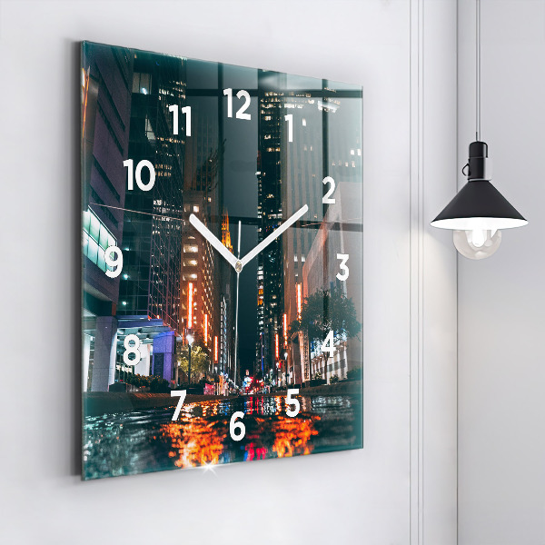 Zegar ścienny kwadratowy Hotel Hilton w Houston