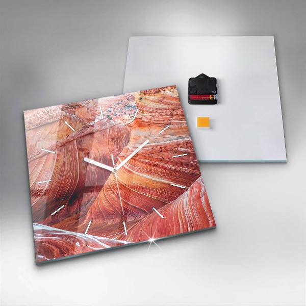 Zegar ścienny kwadratowy Malowniczy Wielki Kanion