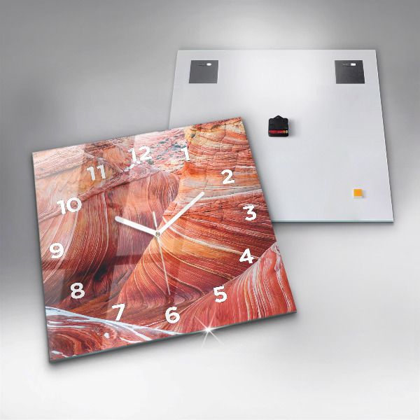 Zegar ścienny kwadratowy Malowniczy Wielki Kanion