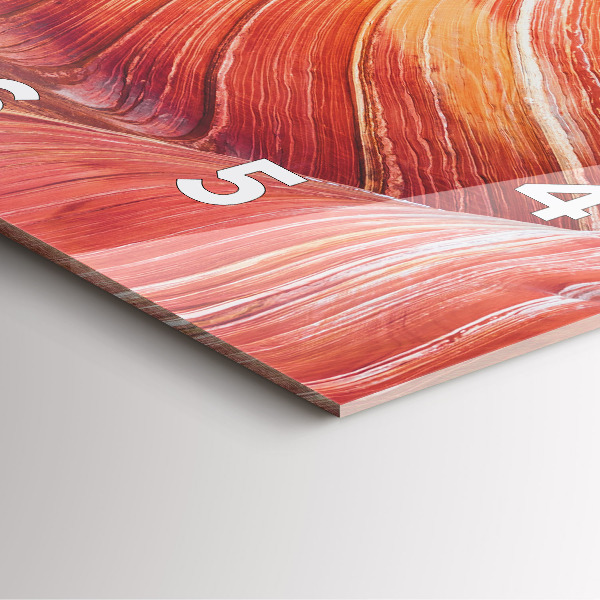 Zegar ścienny kwadratowy Malowniczy Wielki Kanion