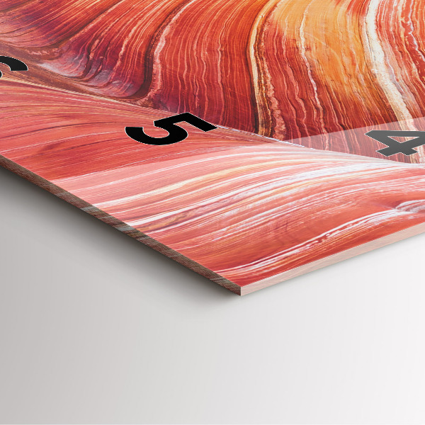 Zegar ścienny kwadratowy Malowniczy Wielki Kanion