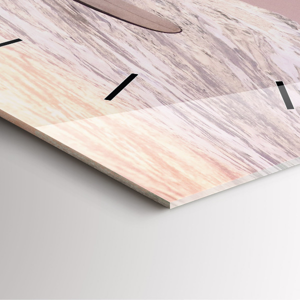 Zegar ścienny kwadratowy Surfer na Hawajach