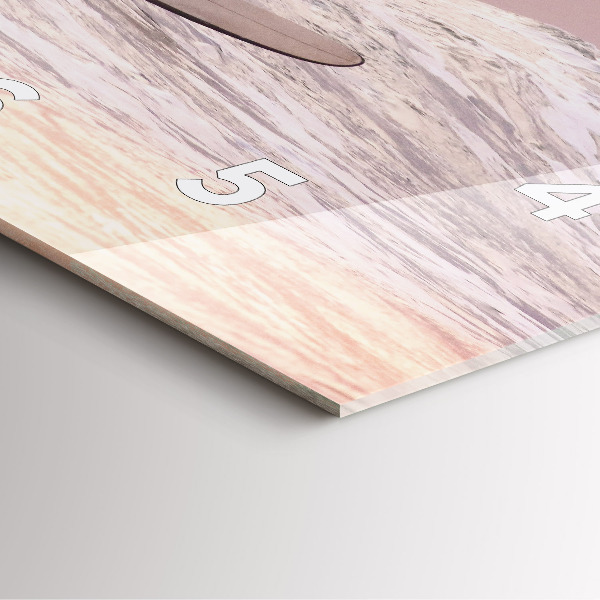 Zegar ścienny kwadratowy Surfer na Hawajach