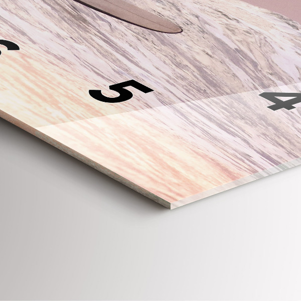 Zegar ścienny kwadratowy Surfer na Hawajach