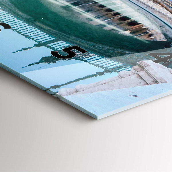 Zegar ścienny kwadratowy Plac Hiszpański w Sevilli