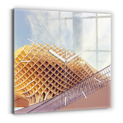 Zegar ścienny kwadratowy Punkt widokowy w Sewilla