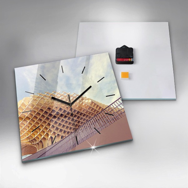 Zegar ścienny kwadratowy Punkt widokowy w Sewilla