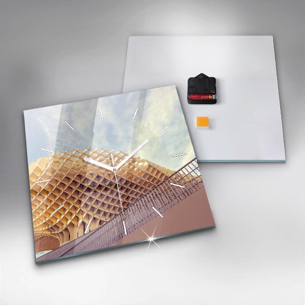 Zegar ścienny kwadratowy Punkt widokowy w Sewilla